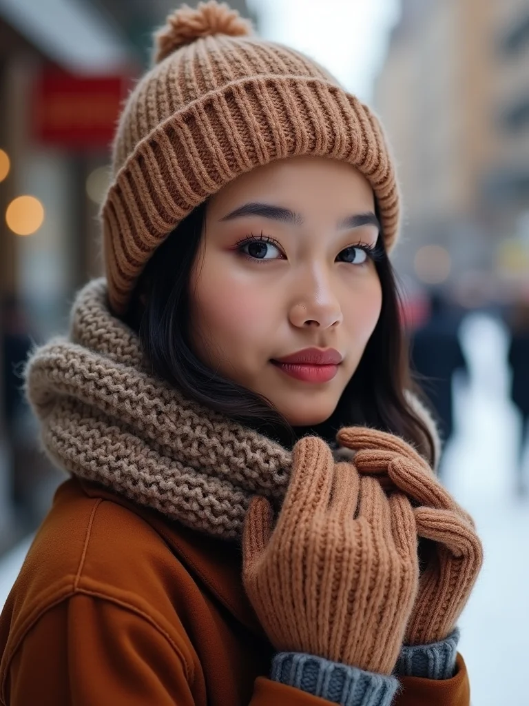 warm stylish winter accessories