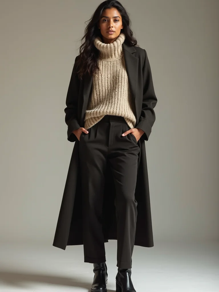 structured cozy layered neutrals
