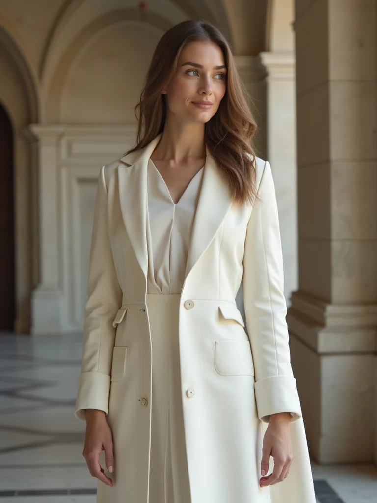 layered polished winter churchwear