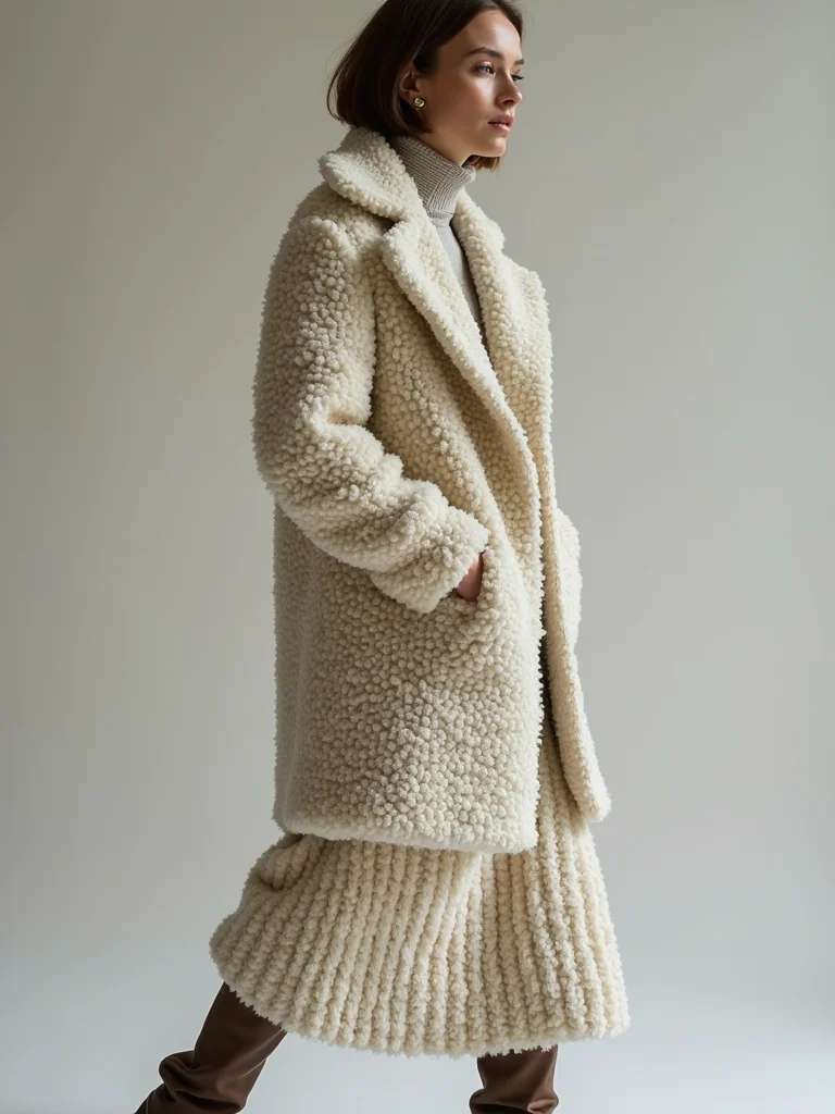 tactile textured winter wardrobe