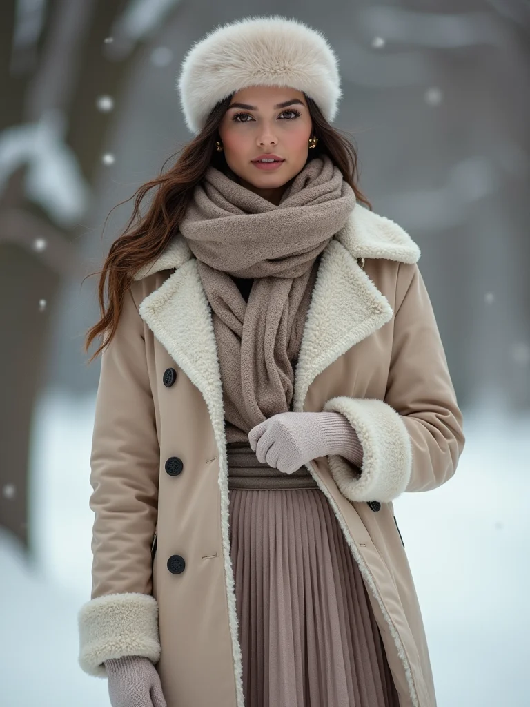 cozy luxe scarves hats gloves