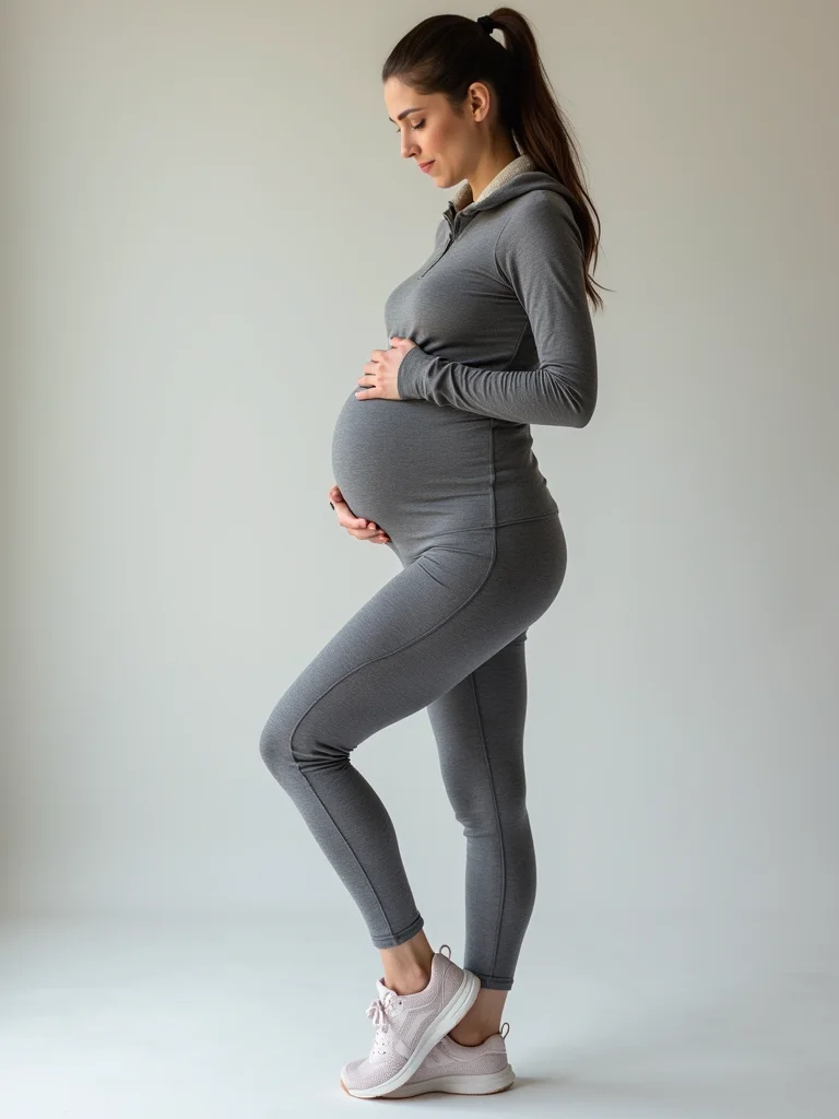 thermal moisture wicking maternity activewear