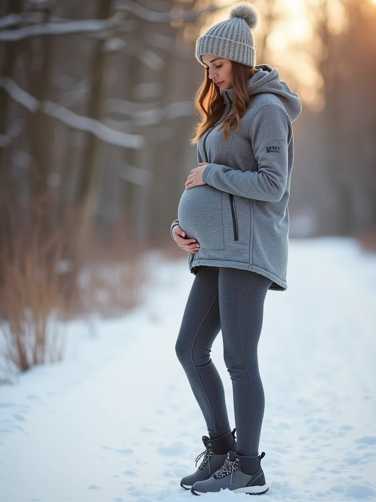 insulated supportive maternity activewear