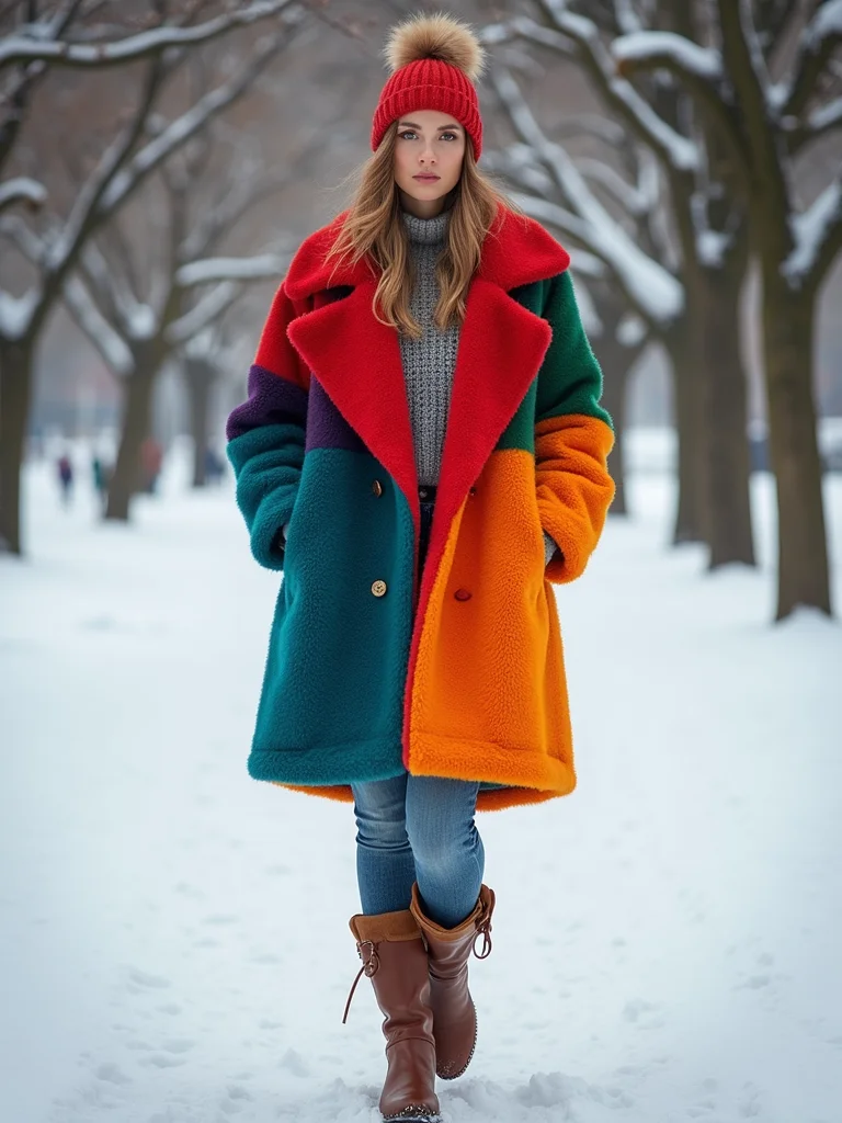 jewel tone coats and accessories