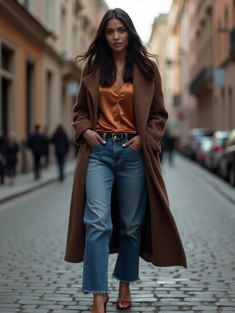 baggy jeans night transformation