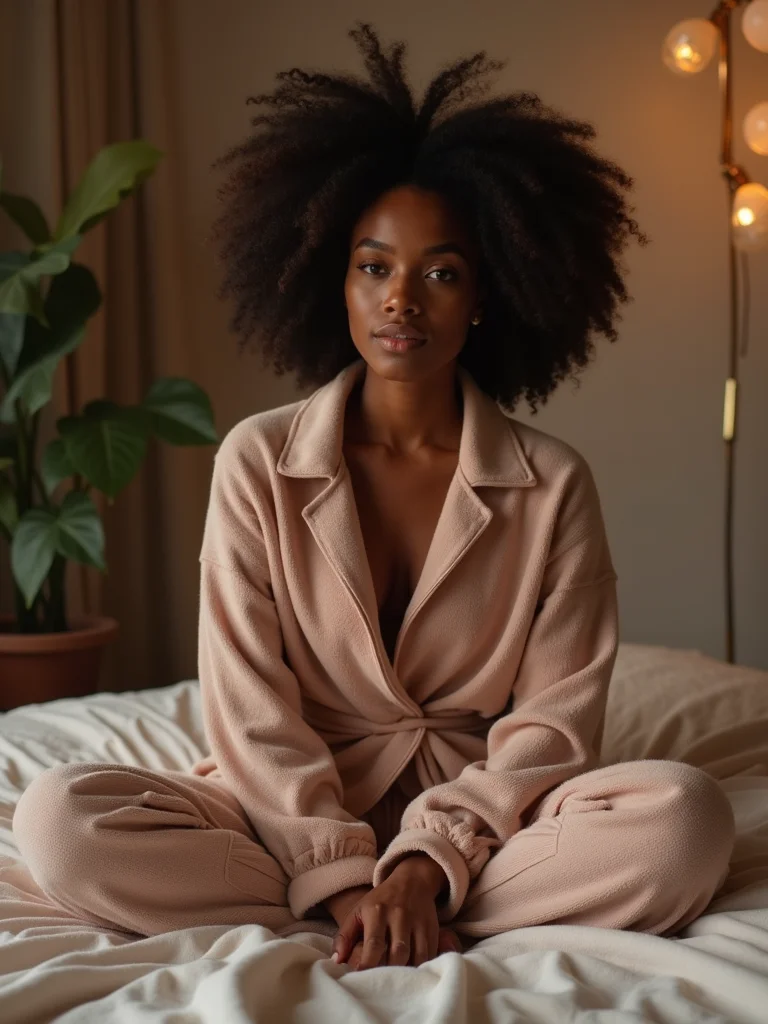 cozy chic muted luxe loungewear