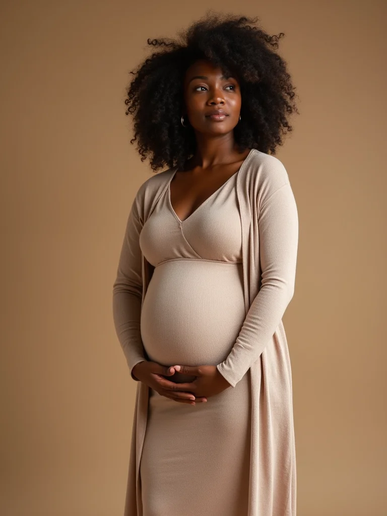 warm polished maternity churchwear