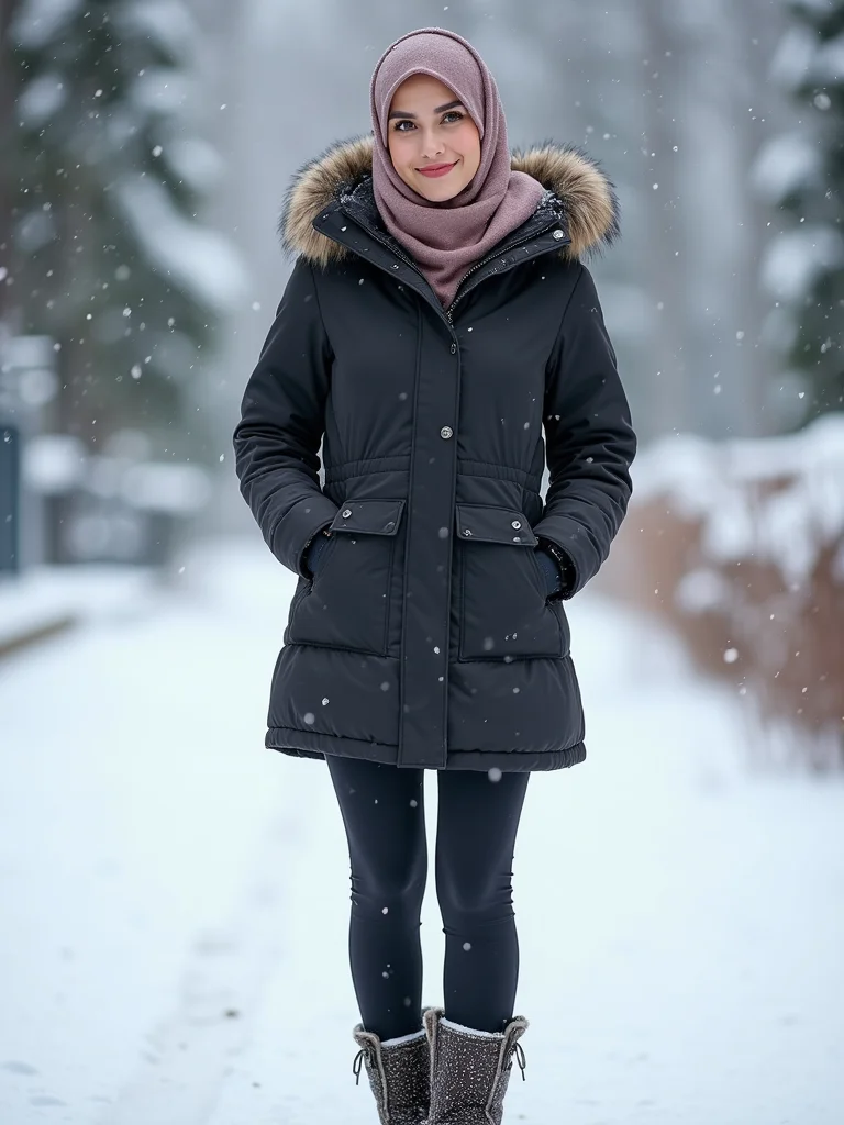 waterproof insulated breathable hijab wear