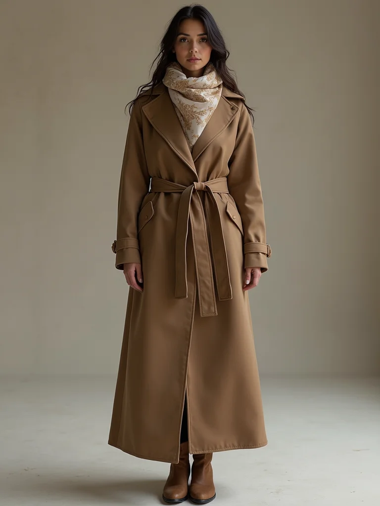 longline wrap coat elegance