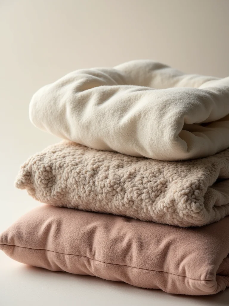 warm layered textured compressible
