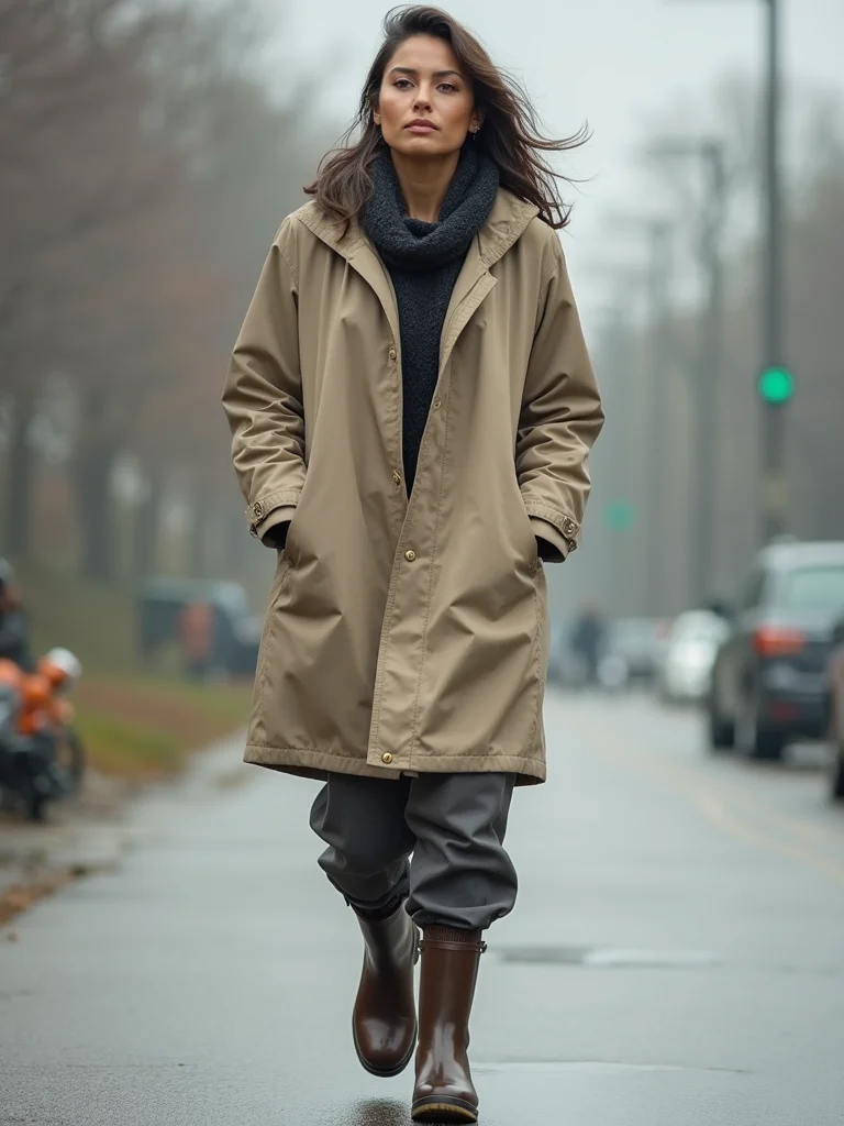 streamlined neutral rain ready ensemble