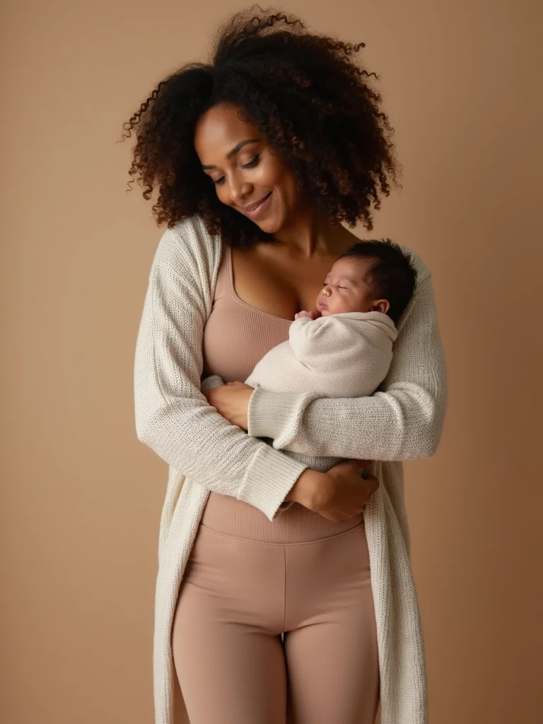 versatile postpartum friendly layered essentials
