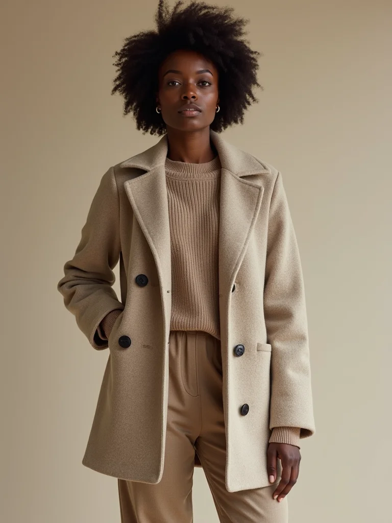 neutral textured modern winter style