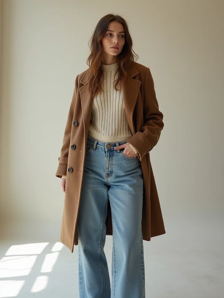 timeless thrifted winter wardrobe