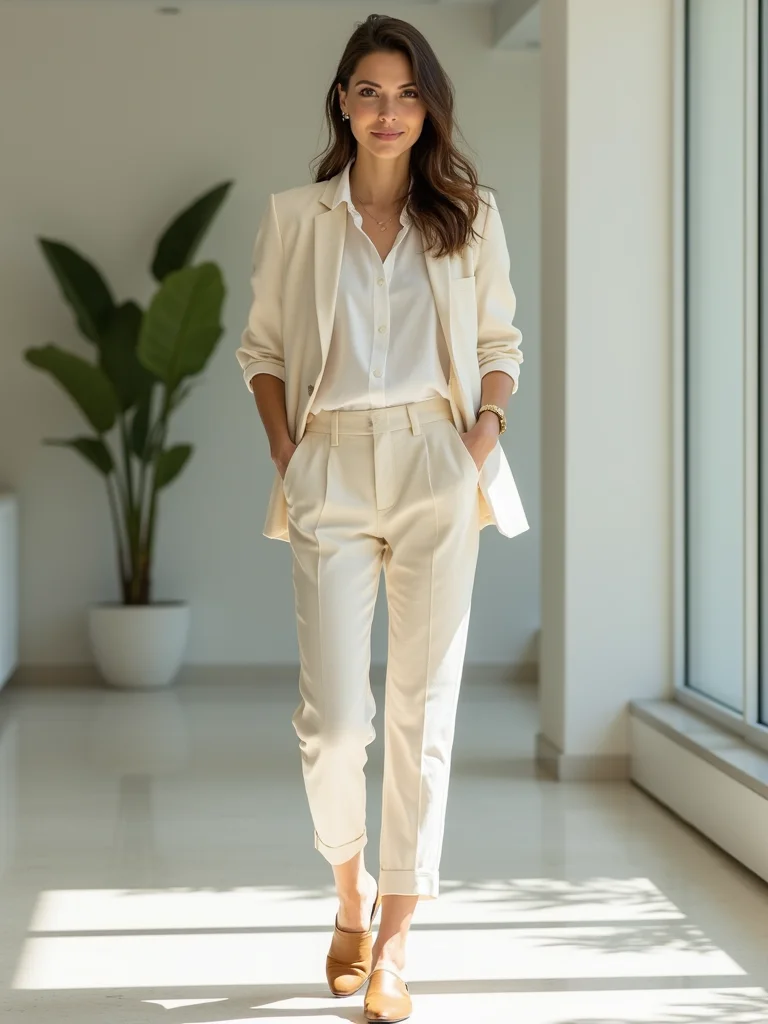 casual summer work outfit